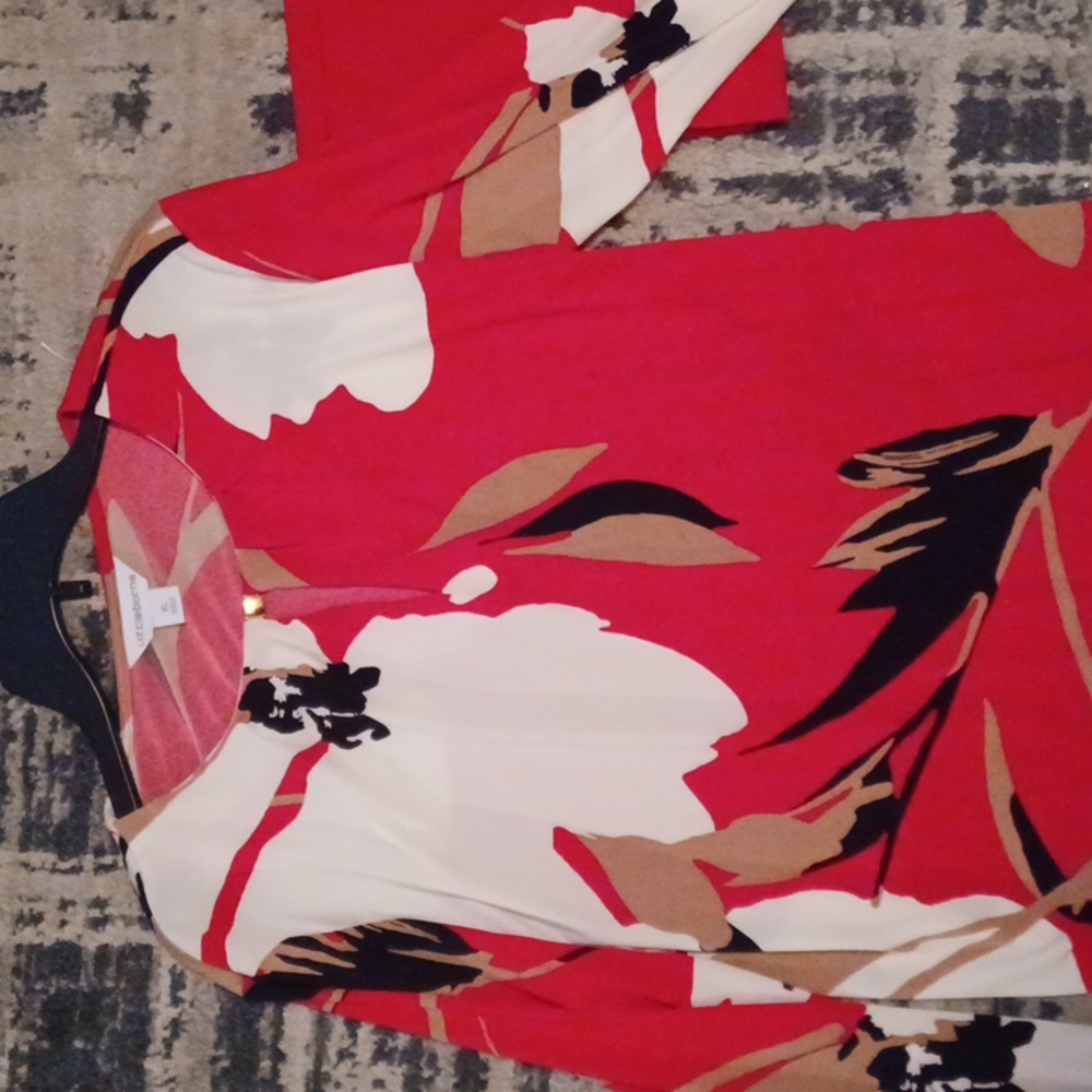Liz Claiborne Red Blouse